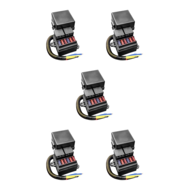 Youkk Pre-Wired Fuse Relay Box Fuse Relay Box Kits Fuse And Relay Box Supplies 2V Fuse And Relay Box 5Set