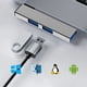thumbnail image 2 of 3 en 1 USB Splitter Hub Velocidad 5.0Gbps USB 3.0/Type-C 3.0 a 3 USB para PC portátil, 2 of 7