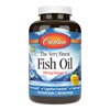 Carlson The Very Finest Fish Oil, Natural Lemon, 700 mg, 120 Soft Gels (350 mg per Soft Gel)