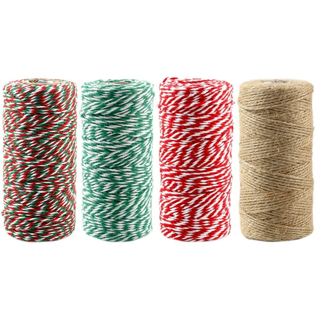 Natural Rope for DIY Craft Projects and Home Decoration 100 Meter Coil of 2mm Handmade Linen Burlap String Cord