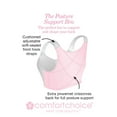 thumbnail image 5 of Comfort Choice Women's Plus Size Satin-Trim Posture Bra, 5 of 6