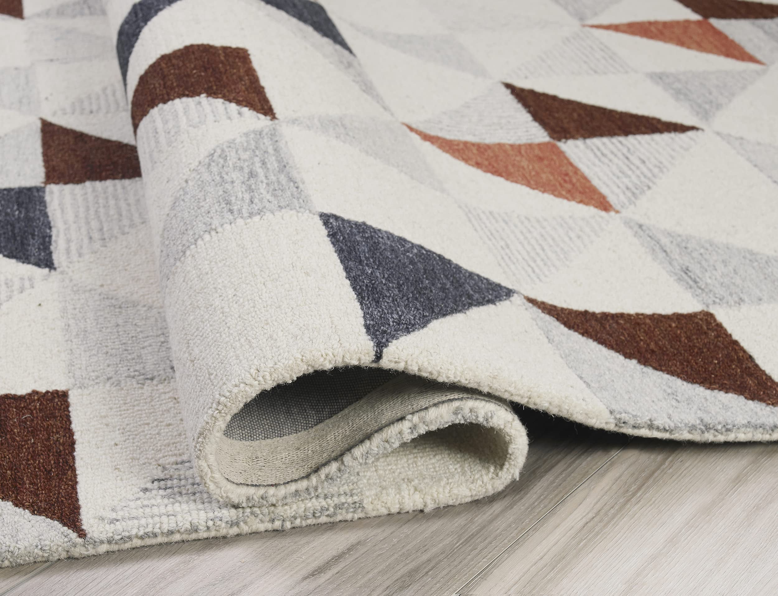 FH Home Jute Rugs - Handmade, Soft Natural Feel Underfoot - Durable, Textured Weave - Area Rug for Indoor Use - Glenwood - Natural (2' x 3')