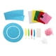thumbnail image 2 of Kits de materiales de capó de Pascua DIY para niños, artesanías hechas a mano de capó de Pascua, favores de fiesta de Pascua, artesanías para niños, azul Macarena Gorro de Pascua, 2 of 8