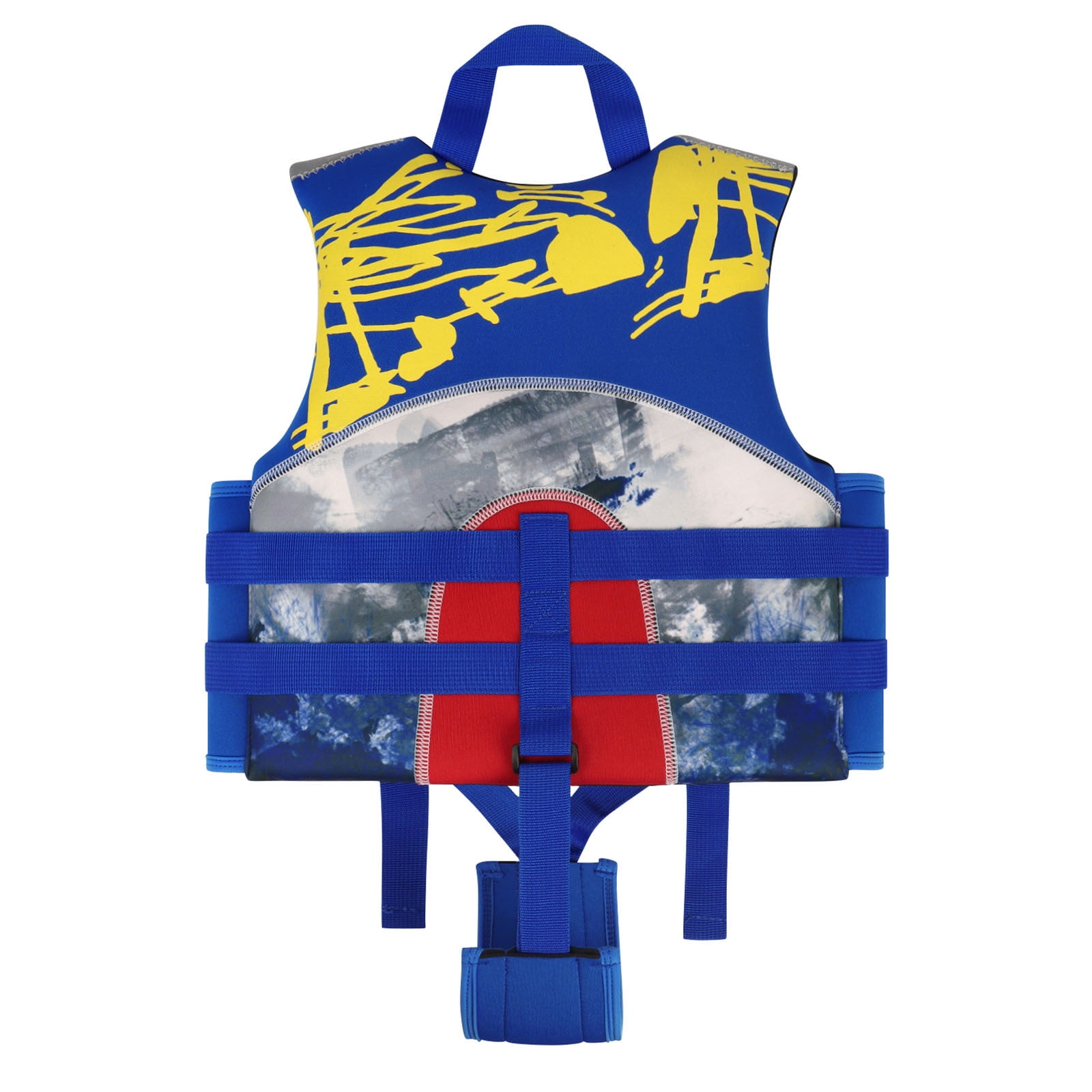 Gogokids Kids Swim Vest Flotation Life Jacket Bouyancy Swimwear with Adjustable Harness,Blue