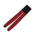 thumbnail image 2 of 2 Pairs Christmas Striped Socks For Women Green Red And Black Over The Knee High Socks Holiday Stockings Winter Warmers For Xmas Holiday Halloween Par, 2 of 4