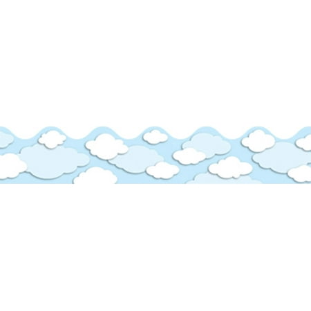 Beautiful Scalloped - Clouds Scalloped Borders