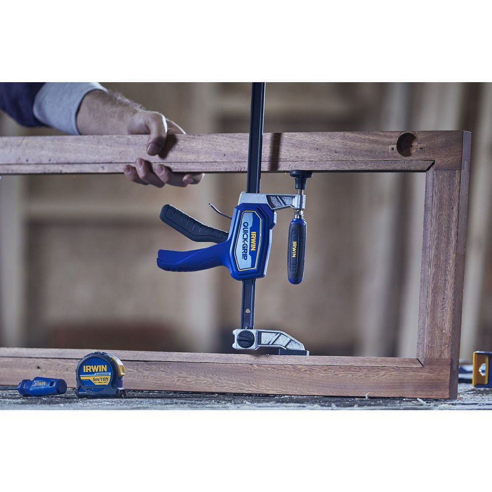 Irwin 2038872 Quick Grip Composite Medium Duty Hybrid Clamp, Blue