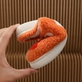 thumbnail image 5 of Womens Fuzzy Slippers 2025 Christmas Bow Cherry Cute Memory Foam House Shoes Non Slip Comfy Home Bedroom Slip on, 5 of 7