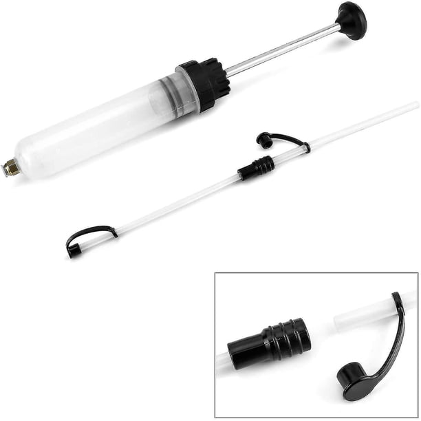 Jeringa de succión de aceite auspicioso Jeringas de succión y nivel de 200 ml, extractor de líquido de engranajes y extractor de líquido de frenos