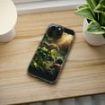 thumbnail image 5 of DistinctInk Hybrid (Acrylic / TPU) Clear Slim Fit Case for Apple iPhone 15 PLUS (6.7" Screen) - "Enchanting Wildlife: Magnificent Animals in their Picturesque Habitat", 5 of 8