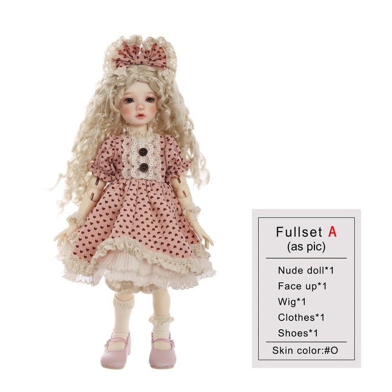 BJD Doll 1/6 Cecily Large Vintage Style Plump Body, High Quality