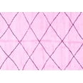 thumbnail image 1 of Ahgly Company Indoor Rectangle Solid Pink Modern Area Rugs, 3' x 5', 1 of 4