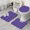 Colorful Mushroom Assortment-1, variant on Colorful Mushroom Assortment Beige Pattern Bathroom Rugs Sets 3 Piece,Toilet Cover Set,Absorbent Non Slip Bathroom Mats Sets with U-Shaped Contour Rug Toilet Rug Set