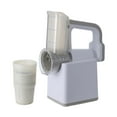 thumbnail image 1 of Picadora de verduras eléctrica Procesador de alimentos eléctrico con 3 cuchillas intercambiables Blanco Gris, 1 of 9