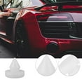 thumbnail image 3 of WASHWEPE Clutch Pedal Stop Pad Brake Pedal Stopper White ABS 4Pcs Prevent Excessive Travel, 3 of 8