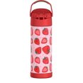 thumbnail image 3 of Thermos Children's Stainless Steel Vacuum Insulated Water Bottle with Spout Lid, 470ml, Strawberry Color, 16oz/473ml, BPA-Free, 3 of 5