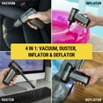 thumbnail image 3 of Scosche SCOVAC 4-in-1 High Power Cordless Mini Vacuum Cleaner, Air Duster, Inflator & Deflator Pump, 3 of 5