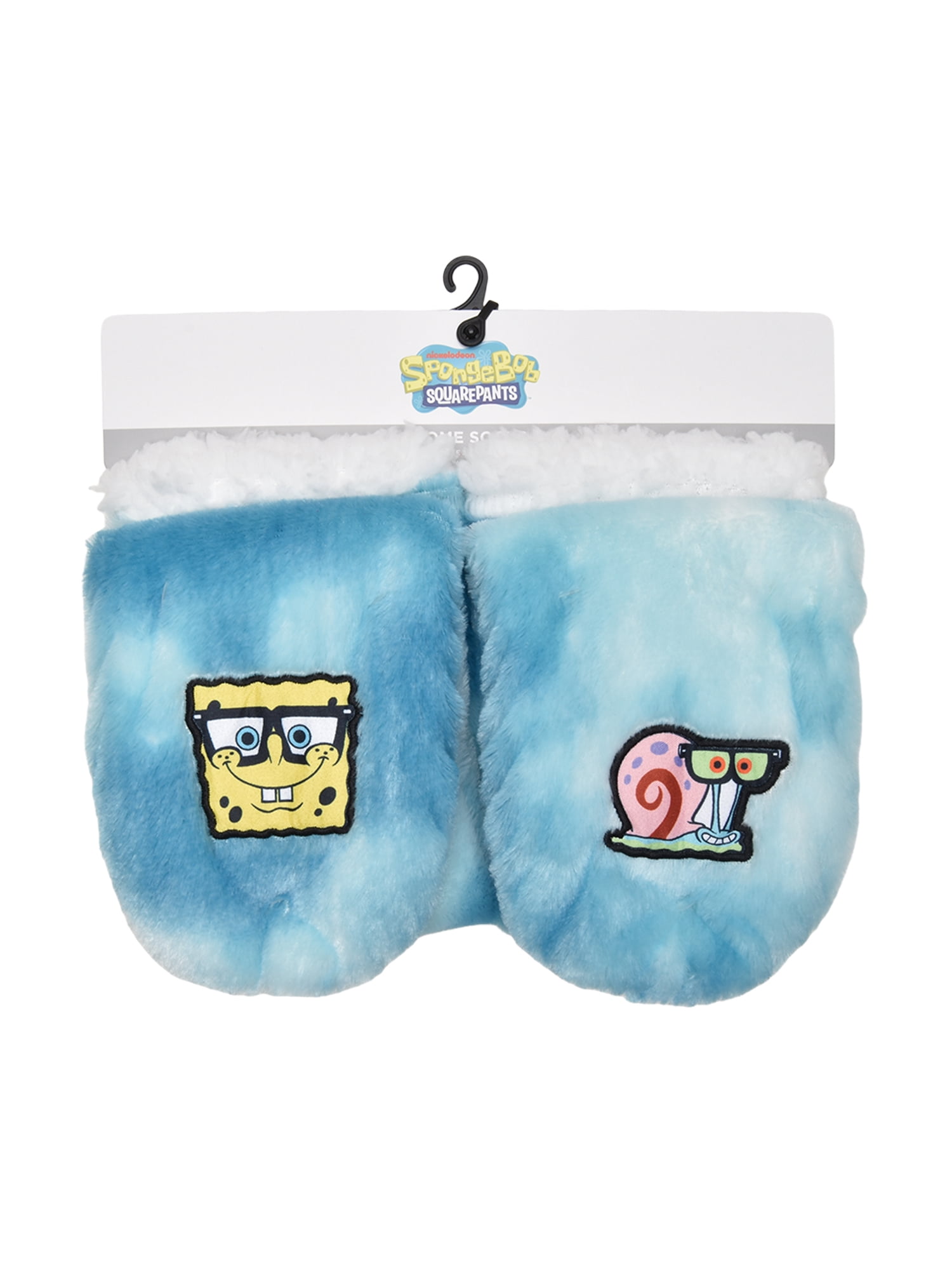 Nickelodeon SpongeBob Womens 1-Pack Slipper Sock, Shoe Size 4-10