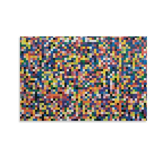 Gerhard Richter Artwork Poster Wall Art Poster Scroll Canvas Painting Picture Living Room Decor Home 12x18inch(30x45cm)