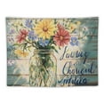 thumbnail image 5 of Patifu Flowers Mason Jar Tapestry Wall Hanging Unique Style Graphic Tapestries Home Wall Decor Art for Living Room Bedroom Apartment Farmhouse Dorm 40x30inch, 5 of 6