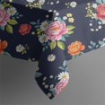 thumbnail image 5 of Pioneer Flower Floral Print Pattern Square Tablecloth, Waterproof Wipeable Spillproof Washable Table Cover for Home Kitchen Party Decor, 52"x52", 5 of 6