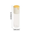2in1 Glass Oil Dispenser & Sprayer 285ml Leakproof Kitchen Bottle
