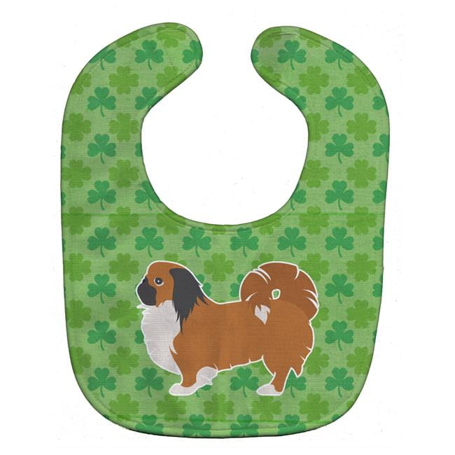 Carolines Treasures BB6443BIB Pekingese Shamrocks Baby Bib