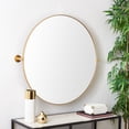 thumbnail image 2 of SAFAVIEH Eldia 36 in. Dia Round Solid Mirror, Gold, 2 of 7