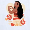 thumbnail image 3 of Disney - Love Moana - Toddler And Youth Short Sleeve Graphic T-Shirt, 3 of 5