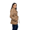 thumbnail image 4 of Traci Womens Leather Jacket Camel, 4 of 7