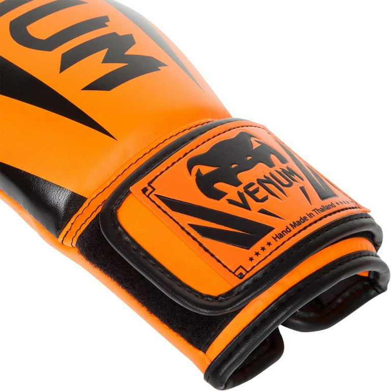 Venum Elite Hook and Loop Training Boxing Gloves - 14 oz. - Khaki/Black