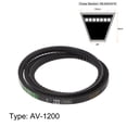 thumbnail image 2 of Unique Bargains 1200mm Inner Girth Cogged V Belts Rubber Drive Belt, 10mm Width, 2 of 6