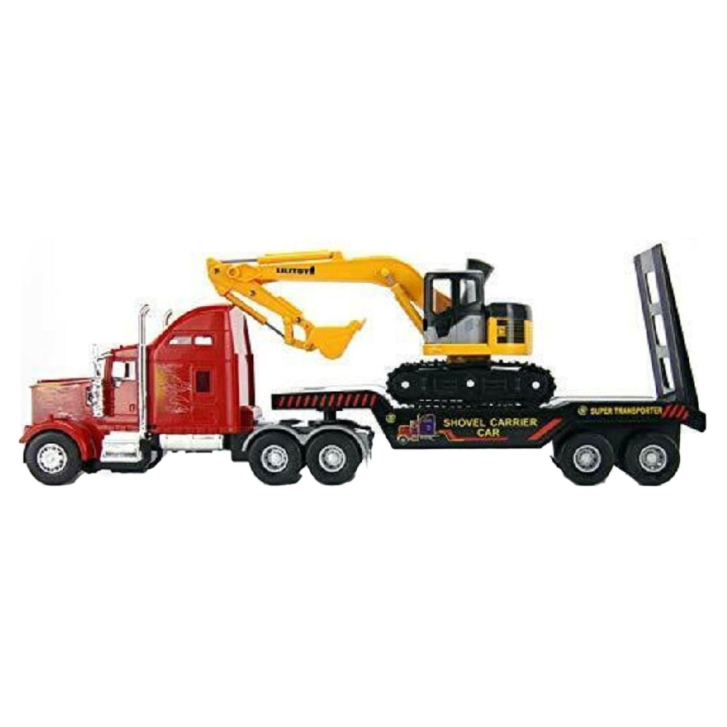 Big Daddy Big Rig Tractor Trailer with Excavator photo 1