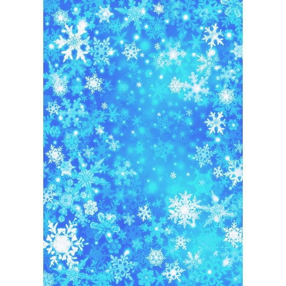 Blue Photography Backdrops Snowflake Bokeh Christmas Backgrounds for Photo Studio Party Children Kids New Born Baby Photoph