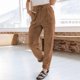 thumbnail image 3 of WILLBEST Pantalones Casuales de Pana para Mujer, Cómodos, con Cordón, Cintura Alta, Pierna Recta, Modernos, para Uso Diario. Mediana, 3 of 4