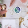 thumbnail image 6 of 3drose, Keep Calm and Dream Big. Cosmos. Universe., 3 inch Snowflake Porcelain Ornament, 6 of 7