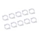 thumbnail image 1 of CHAO 100 clips de soporte para plantas trepadoras, abrazaderas para plantas para verduras, tomates, vides, color blanco, 1 of 5