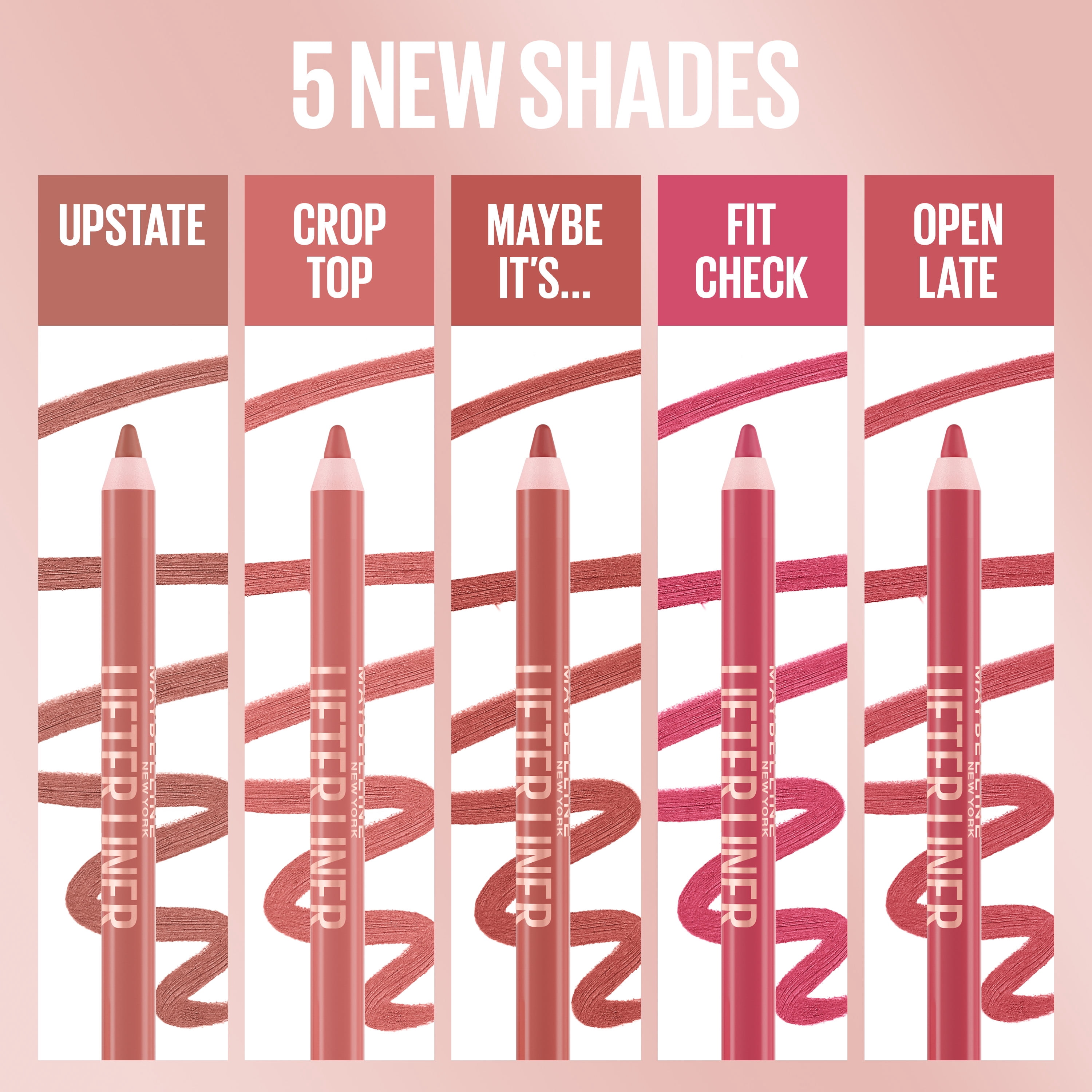 Maybelline Lifter Liner Lip Liner Makeup with Hyaluronic Acid, Crop Top, 0.04oz