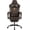 Brown, variant on Gaming Chair with Footrest Ergonomic Computer Chair Massage Lumbar Cushion, Racing Video Game Chair Adjustable Rocker Recliner Executive Office Desk Chair Pu Leather for Adults