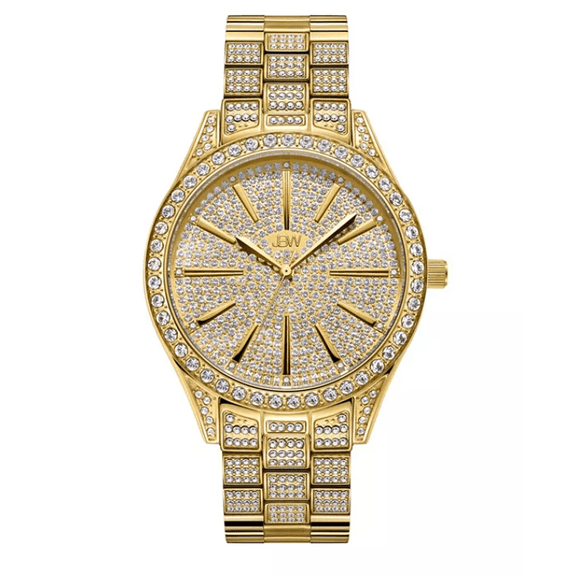 Women's J6346A Cristal 0.12 ctw 18k gold-plated stainless-steel Diamond