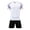 a-White153, variant on FINALGANG Boys Kids V Neck Soccer Uniform Set With Geometric Print Short Sleeve Quick Dry Top Matching Shorts Breathable Sportswear For Training Matches Outdoor Activities Trendy Outfit