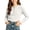 White, variant on KyCheLot Boys' Girls' Knitted Tops Long Sleeve Round Neck Button down Tops Kids Comfy Solid Color Clothes