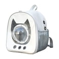 thumbnail image 2 of Cat Carrier Backpack, Expandable Bubble Pet Carrier for Cats and Small Dogs, Travel Backpack for Hiking, Walking & Outdoor Adventures (1PC, White - B), 2 of 7