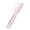 Pink, variant on Hair Styling Comb 2 in 1 Design For V Shaped Teeth Manual Travel Size ABS Stuff Hairbrush Tool