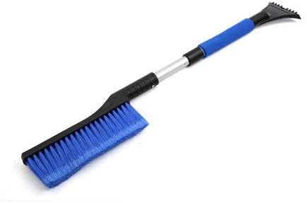 Iric 32-Inch Snow Brush and Ice Scraper Combo, Extendable Snow Car Scraper and Brush, Scratch-Free Snow Removal Broom, Size: 60