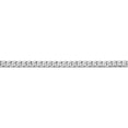 thumbnail image 3 of 14K White Gold Wg 2.9mm Flat Beveled Curb Chain (18 X 2.9) Made In South Africa wfbu080-18, 3 of 5