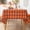 Orange Green Red, variant on Plaid Fall Tablecloth Thanksgiving Rectangle 60x84 Inch, Rust Orange Table Cloths Autumn Decorations, Polyester Fabric Table Cover for Harvest Party Dining Farmhouse Kitchen Decor
