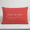 thumbnail image 4 of Creative Products This Is Our Happy Place Coral 14x20 Indoor / Outdoor Pillow, 4 of 8