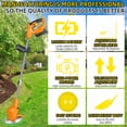 thumbnail image 2 of Paddsun Electric Weed Wacker Battery Powered,Cordless String Trimmer Edger with Wheels 3 Function Blades Cutter for Yard and Garden, 2 of 9