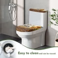 thumbnail image 3 of HELLHERO Stylish Gifts Toilet Seat Covers Fits All Toilet Shapes Elastic Edge for Indoor Home, 3 of 6